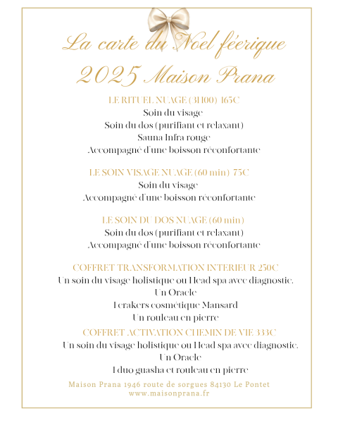 Carte cadeau bien être Avignon 